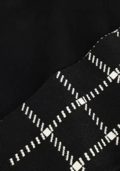 zwarte silvian heach midi jurk dress rokama