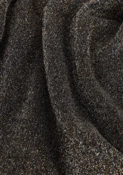 zwarte silvian heach midi jurk vestito med/m.dress