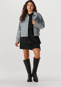 zwarte silvian heach mini jurk short dress fayium