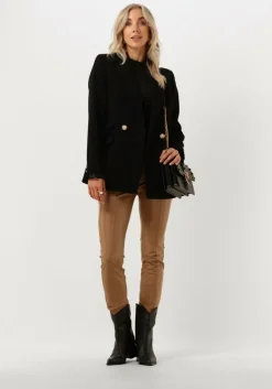 zwarte silvian heach tops & t-shirts t-shirt m/lunga