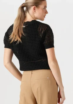 zwarte silvian heach t-shirt gpp25002ma