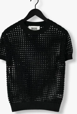 zwarte silvian heach t-shirt gpp25002ma