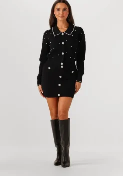 zwarte silvian heach vest cardigan nolley