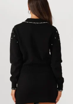 zwarte silvian heach vest cardigan nolley