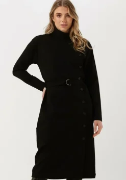 zwarte simple midi jurk eef jer-rayon-22-3