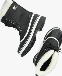 zwarte sorel vachtlaarzen caribou wp