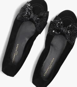 zwarte stefano lauran ballerina's 21105