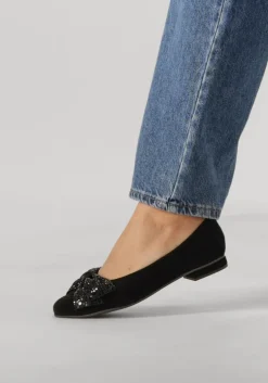 zwarte stefano lauran ballerina's 21105