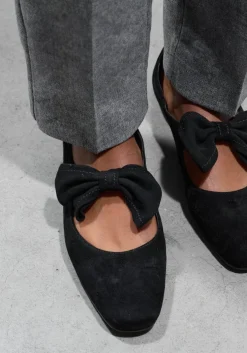 zwarte stefano lauran ballerina's bailarina lazo