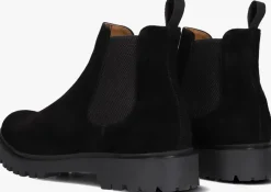 zwarte stefano lauran chelsea boots 7327