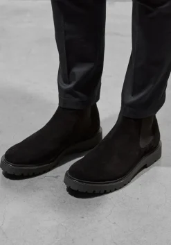 zwarte stefano lauran chelsea boots 7327