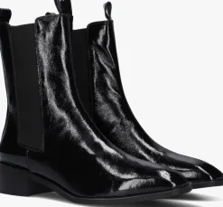 zwarte stefano lauran chelsea boots botin plano