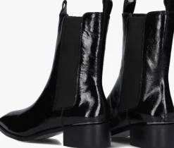 zwarte stefano lauran chelsea boots botin plano