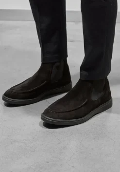 zwarte stefano lauran chelsea boots 24859
