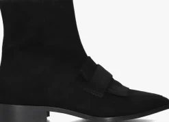 zwarte stefano lauran enkellaarsjes 22102