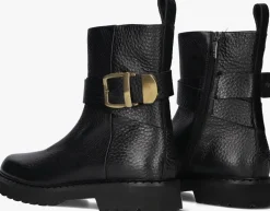 zwarte stefano lauran enkellaarsjes 9636