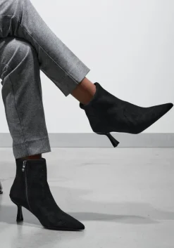 zwarte stefano lauran enkellaarsjes botin