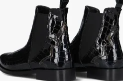 zwarte stefano lauran enkellaarsjes s3298