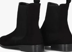 zwarte stefano lauran enkellaarsjes s3283