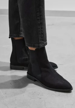 zwarte stefano lauran enkellaarsjes s3283