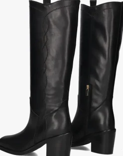 zwarte stefano lauran hoge laarzen b5631