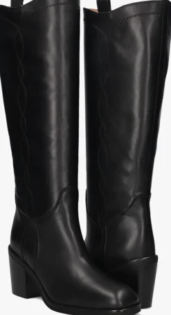 zwarte stefano lauran hoge laarzen b5631