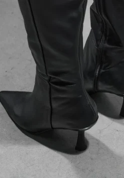 zwarte stefano lauran hoge laarzen bota