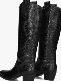 zwarte stefano lauran hoge laarzen 702-08