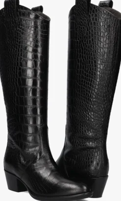 zwarte stefano lauran hoge laarzen 702-08