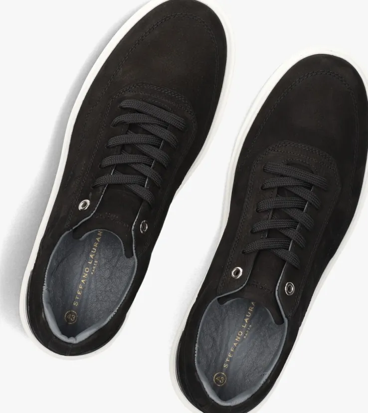 zwarte stefano lauran lage sneakers star 001