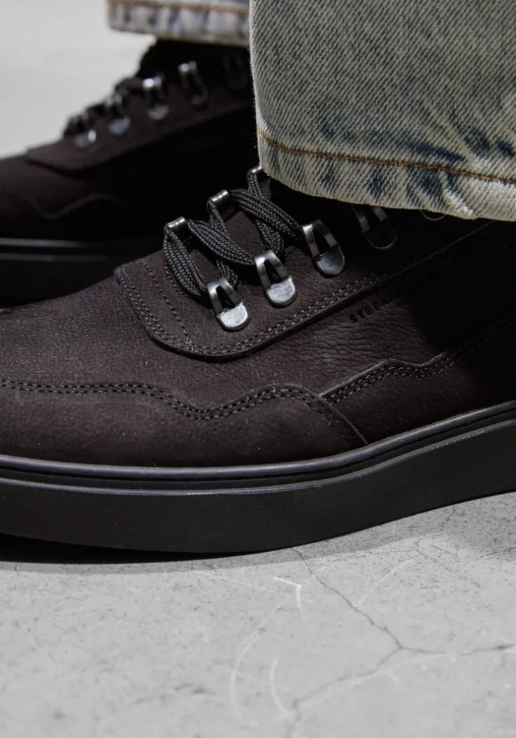zwarte stefano lauran lage sneakers lj2502