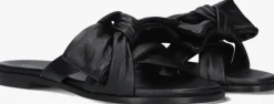 zwarte stefano lauran slippers 24153