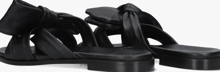 zwarte stefano lauran slippers 24153