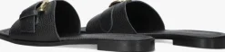 zwarte stefano lauran slippers 23100
