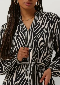 zwarte stella forest midi jurk e24ro053