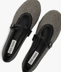 zwarte steve madden ballerina's rejoice-mr