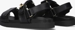 zwarte steve madden platte sandalen jmona