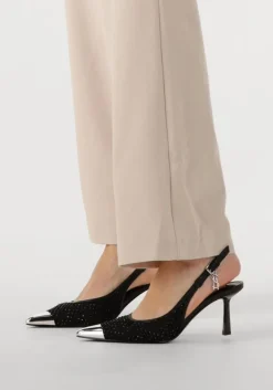 zwarte steve madden slingbacks vixyn