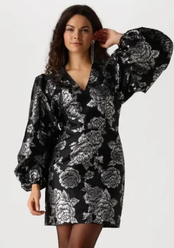 zwarte studio amaya mini jurk lia