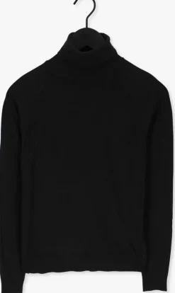 zwarte summum coltrui turtle neck sweater