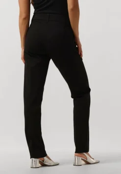 zwarte summum flared broek trousers punto milano