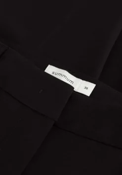 zwarte summum flared broek trousers punto milano