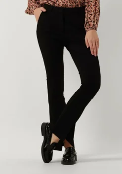 zwarte summum flared broek trousers punto milano