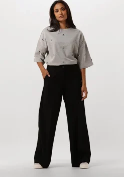 zwarte summum pantalon trousers viscose blend stretch