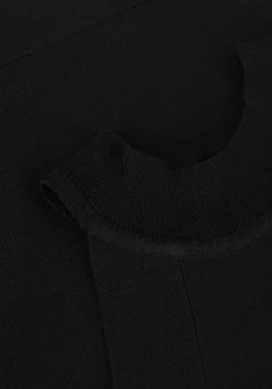 zwarte summum top tank top dull viscose polyamide knit