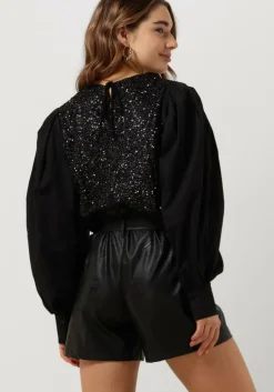 zwarte summum top top sequins
