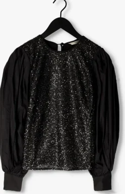 zwarte summum top top sequins