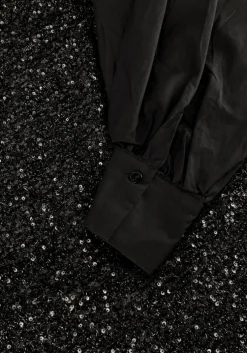 zwarte summum top top sequins