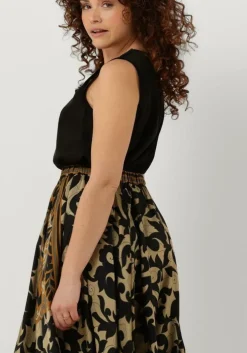 zwarte summum top top silky satin (2s2792)