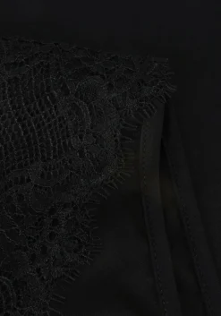 zwarte summum top top silky satin (2s2792)